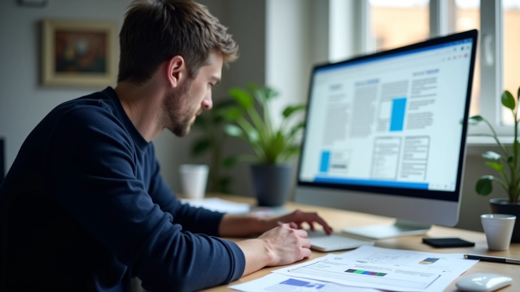 Desktop and mobile website layouts showing footer sections with organized information architecture and visual hierarchy