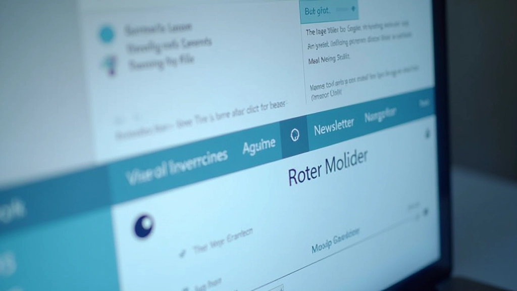 Close-up view of a well-designed footer section with organized links and subscription form