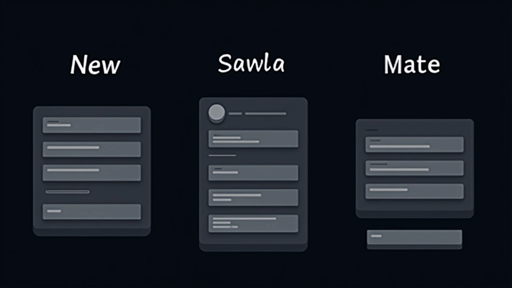 Three different newsletter section layout patterns displayed side by side showing vertical stack, horizontal input, and side-by-side arrangements